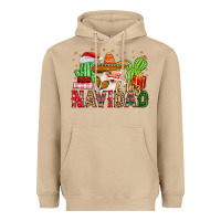 Mushroom feliz navidad santa Heavyweight Hoodie - MaliasSmallBusiness