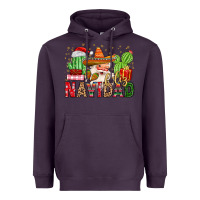 Plum feliz navidad santa Heavyweight Hoodie - MaliasSmallBusiness