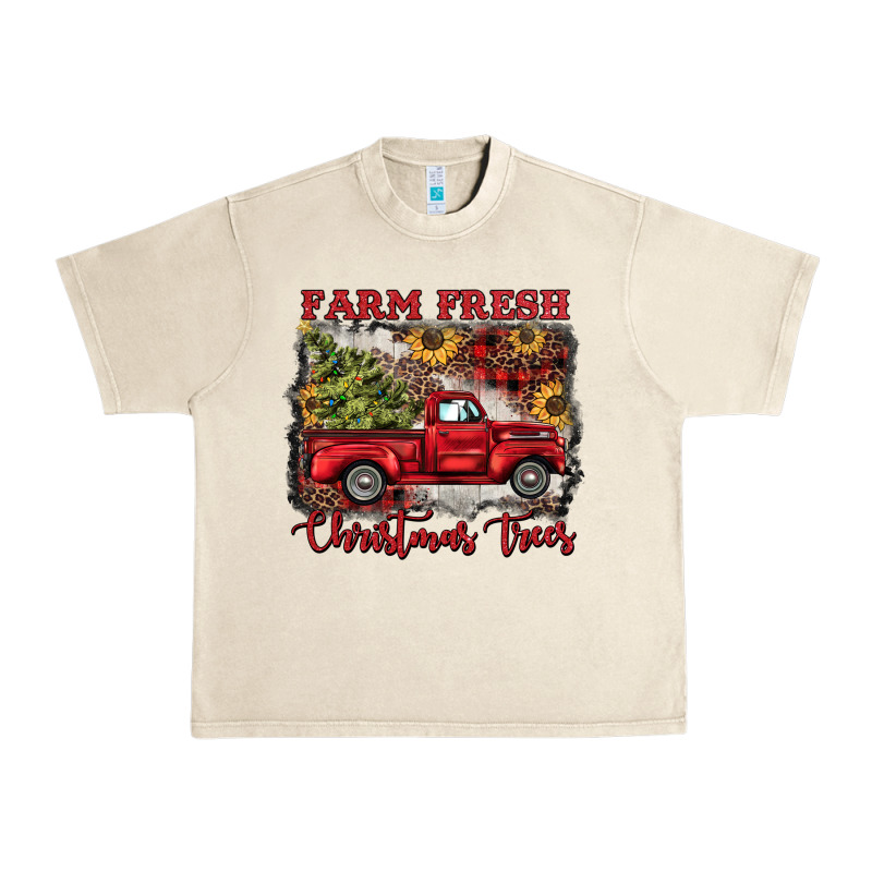 Farm Fresh Christmas Trees Urban Heavy Tee by BarkalooDesign | Teevron