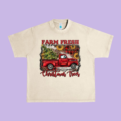 Farm Fresh Christmas Trees Urban Heavy Tee Designed By Barkaloodesign