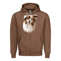 Chestnut Aussie Zipper Hoodie - Jasminsmagicworld