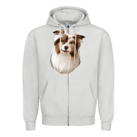 Dove Grey Aussie Zipper Hoodie - Jasminsmagicworld
