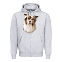 Heather Grey Aussie Zipper Hoodie - Jasminsmagicworld