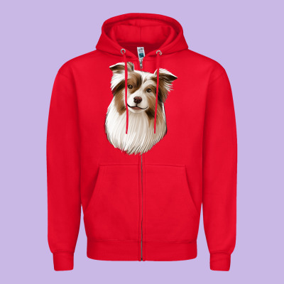 Aussie Zipper Hoodie Designed By Jasminsmagicworld