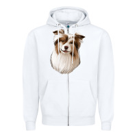 White Aussie Zipper Hoodie - Jasminsmagicworld