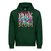 Forest Green The pink is for my Mom Cancer Awareness Urban Hoodie - HowdyJamesFarm