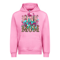 Fuchsia Pink The pink is for my Mom Cancer Awareness Urban Hoodie - HowdyJamesFarm