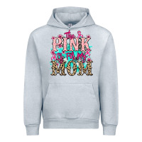 Heather Grey The pink is for my Mom Cancer Awareness Urban Hoodie - HowdyJamesFarm
