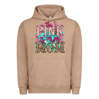 Pigment Burro The pink is for my Mom Cancer Awareness Urban Hoodie - HowdyJamesFarm
