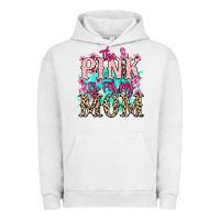 Pigment Lunar Rock The pink is for my Mom Cancer Awareness Urban Hoodie - HowdyJamesFarm