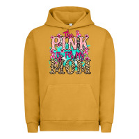 Pigment Peanut Butter The pink is for my Mom Cancer Awareness Urban Hoodie - HowdyJamesFarm
