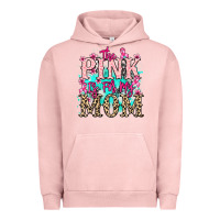 Pigment Salmon The pink is for my Mom Cancer Awareness Urban Hoodie - HowdyJamesFarm