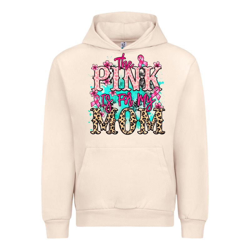 The Pink Is For My Mom Cancer Awareness Urban Hoodie by HowdyJamesFarm | Teevron