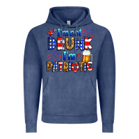 Vintage Denim I'm not drunk I'm patriotic Vintage Hoodie - Neo Western