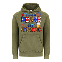 Vintage Olive I'm not drunk I'm patriotic Vintage Hoodie - Neo Western