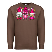 Chestnut Pink Christmas winter gnomes Premium Sweatshirt - NancyCooperArtShop