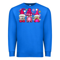 True Royal Pink Christmas winter gnomes Premium Sweatshirt - NancyCooperArtShop