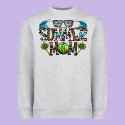 Summer Mom Heavyweight Sweatshirt Designed By Cowhidedigitalart