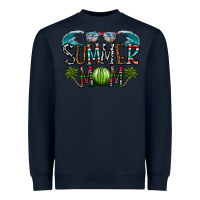Navy summer mom Heavyweight Sweatshirt - CowhideDigitalArt