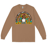 Toasted Coconut western gnome gemstones sunflowers rainbow Long Sleeve Tee - Artiststas