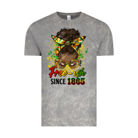 Cloud Rock free ish since 1865 afro messy bun Vintage Tee - HRA Design Shop