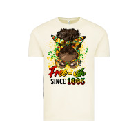 Vintage Arctic free ish since 1865 afro messy bun Vintage Tee - HRA Design Shop