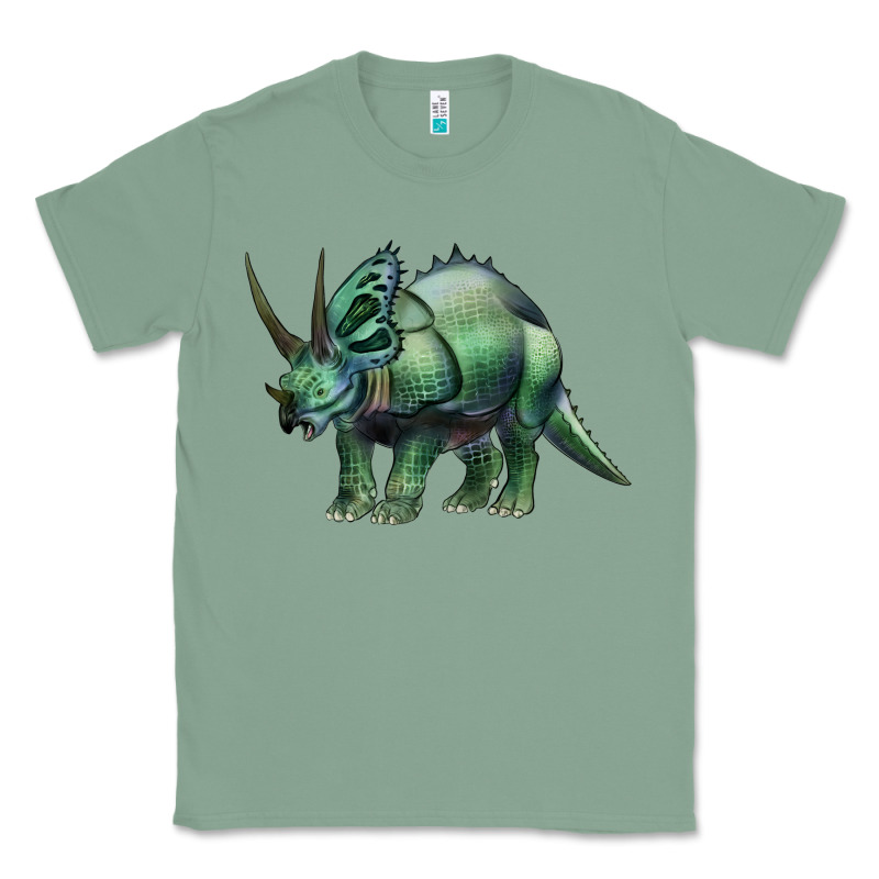 Dinosaur Triceratops Classic Tee by Artiststas | Teevron