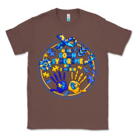 Chestnut World Down Syndrome Day Classic Tee - CowhideDigitalArt