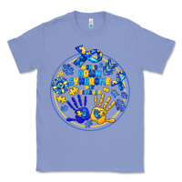 Colony Blue World Down Syndrome Day Classic Tee - CowhideDigitalArt
