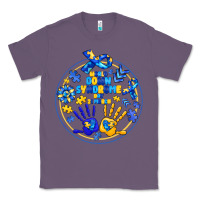 Lavender World Down Syndrome Day Classic Tee - CowhideDigitalArt