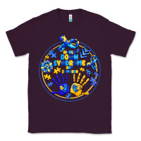 Plum World Down Syndrome Day Classic Tee - CowhideDigitalArt