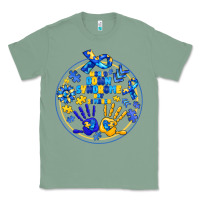 Sage World Down Syndrome Day Classic Tee - CowhideDigitalArt