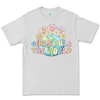 Dove Grey girls run the world Premium Tee - MaliasSmallBusiness