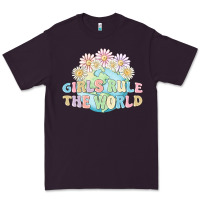 Plum girls run the world Premium Tee - MaliasSmallBusiness