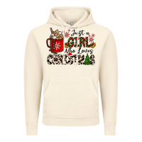 Vintage Artic just a girl who loves christmas Vintage Hoodie - CowhideDigitalArt
