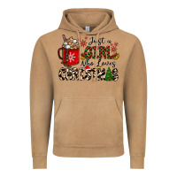 Vintage Camel just a girl who loves christmas Vintage Hoodie - CowhideDigitalArt