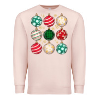 Pale Pink Christmas Premium Sweatshirt - MaliasSmallBusiness