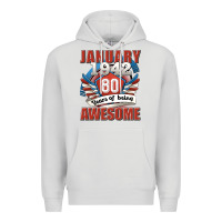 Dove Grey january 1942 80 years of being awesome Premium Hoodie - Jasminsmagicworld