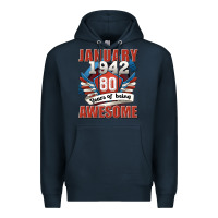 Navy january 1942 80 years of being awesome Premium Hoodie - Jasminsmagicworld