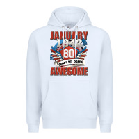 White january 1942 80 years of being awesome Premium Hoodie - Jasminsmagicworld
