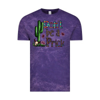 Cloud Purple don't be a prick Vintage Tee - CowhideDigitalArt