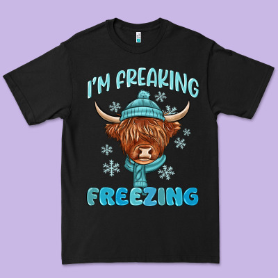 Premium Tee i'm freaking freezing