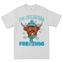 Dove Grey i'm freaking freezing Premium Tee - MaliasSmallBusiness