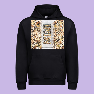 Mother's Day Mini Leopard Tumbler Tbs Urban Hoodie Designed By Tumblerdesignbyshophia