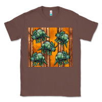 Chestnut dinosaur triceratops Classic Tee - Artiststas