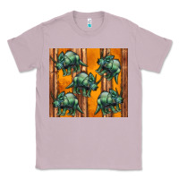 Lilac dinosaur triceratops Classic Tee - Artiststas