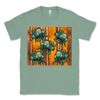 Sage dinosaur triceratops Classic Tee - Artiststas