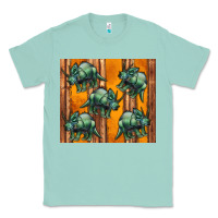 Seafoam dinosaur triceratops Classic Tee - Artiststas