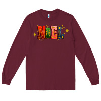Burgundy noel Long Sleeve Tee - AdoDesignShop
