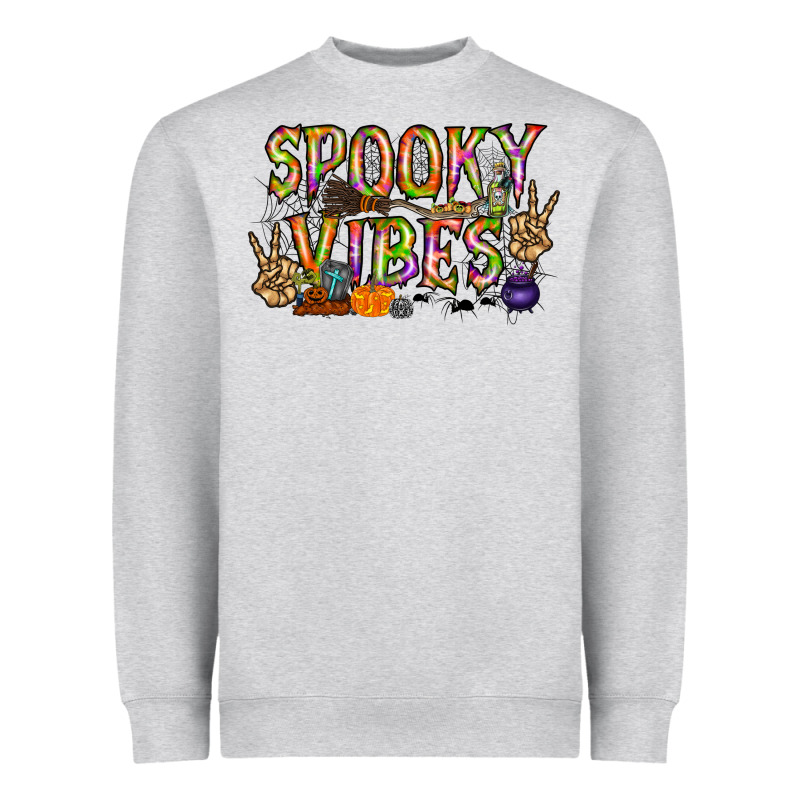 Spooky Vibes Heavyweight Sweatshirt by RacoonDesign | Teevron